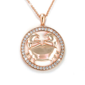 Halskette Krebs Roségold Eclipse