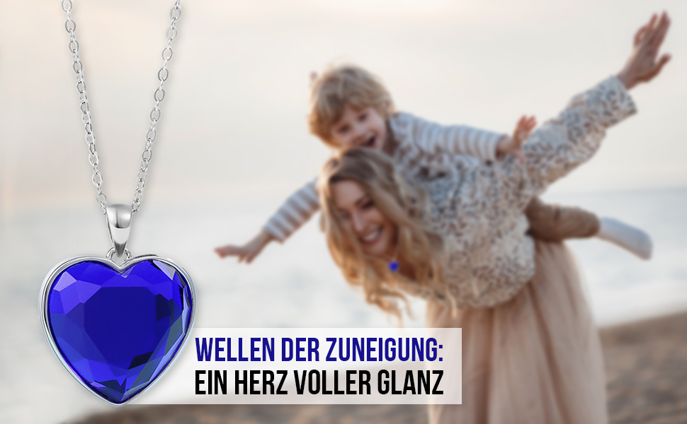herz ozean silber silberkette mutter tochter schmuck gold geschenk geschenkidee familienschmuck schmuck halskette herz liebe mama garantie titelbild