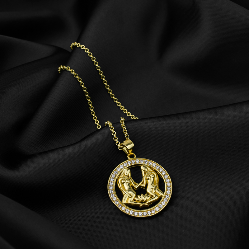 in - PAVELS Rosegold | Online | Ketten | Buchstaben besonderen Halskette & Sternzeichen Gold für Ihr Shop Eclipse Schmuck Silber, - Zwillinge Gold