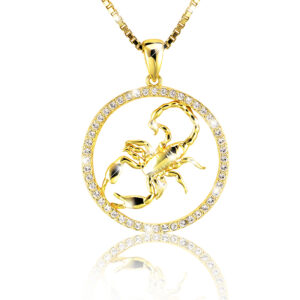 Halskette Skorpion Gold Shine