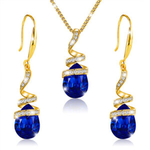 Schmuckset Blue Magic Gold