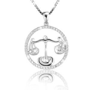 Halskette Waage Silber - Kollektion Shine