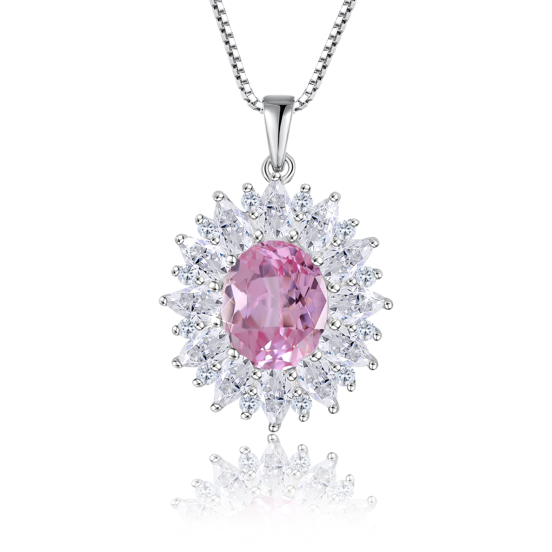Halskette_Rosa