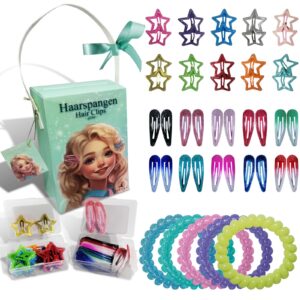 Geschenkset Haarspangen Glitzer