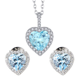 Schmuckset “Skyblue Heart”